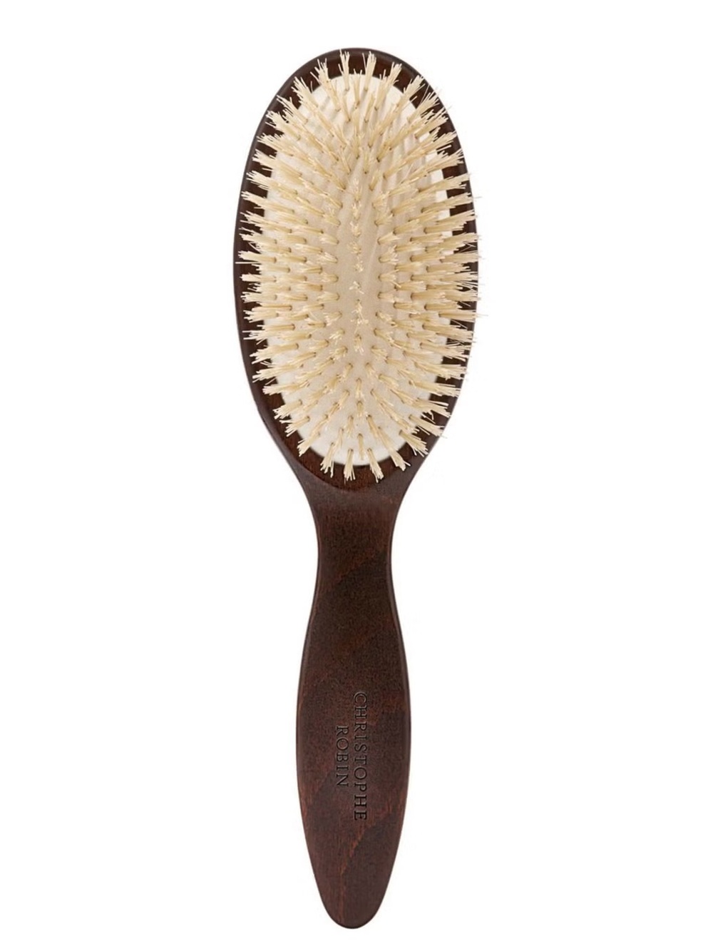 Christophe Robin Detangling Hairbrush with Natural Boar-Bristle NWT